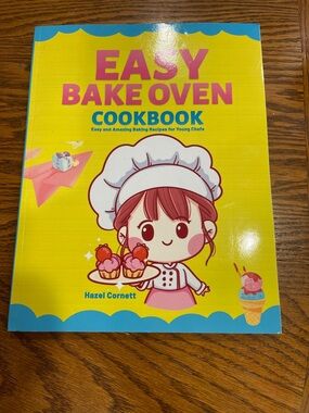 Easy Bake Oven Cookbook by Hazel Cornett - Yellow and Pink Cover